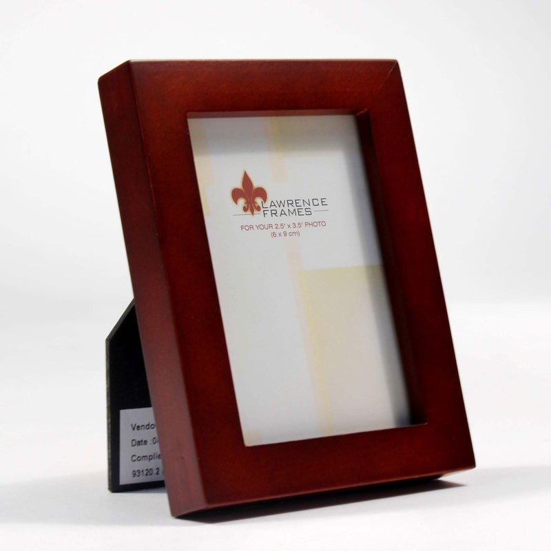 Lawrence Frames Walnut Wood Picture Frame, Gallery Collection, Light Walnut, 2.5x3.5 - Image 2